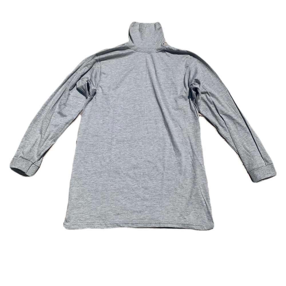 DAKOTA Grey Long Sleeve Turtleneck Shirt - Women's M/M - Made in Canada